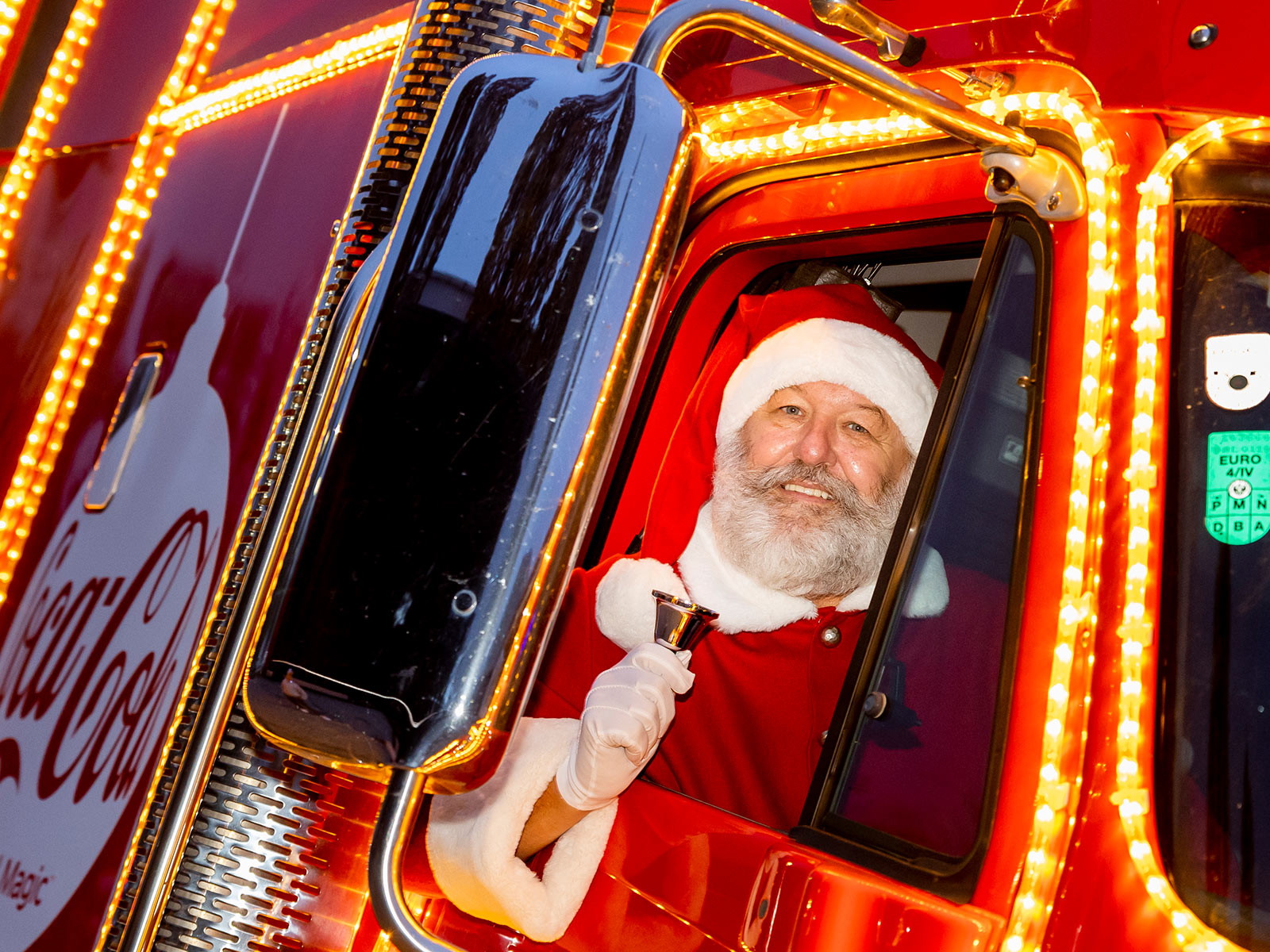 Der Coca-Cola Weihnachtstruck besucht in diesem Jahr sieben Bundesländer.
