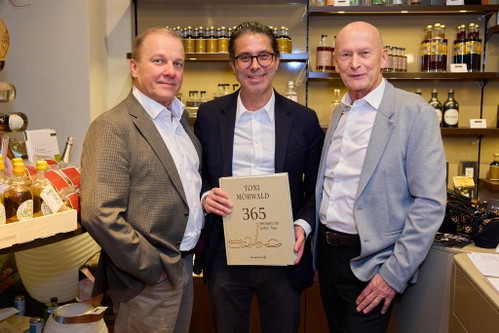 Gerhard Ströck, Nikolaus Brandstätter und Kurt Mann bei der Buchpräsentation.