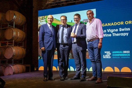 «La Vigne Swiss Wine Therapy» erhält den Weintourismus-Preis «Global Best of Wine Tourism».