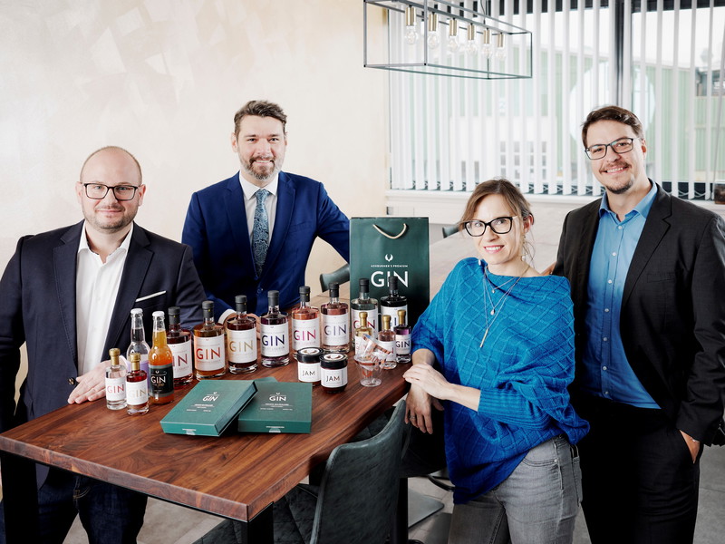 Klaus-Michael Peter, Michael Dorner, Silke Aschenbrenner und Wolfgang Aschenbrenner.