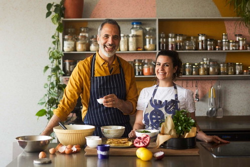 Yotam Ottolenghi mit Noor Murad.