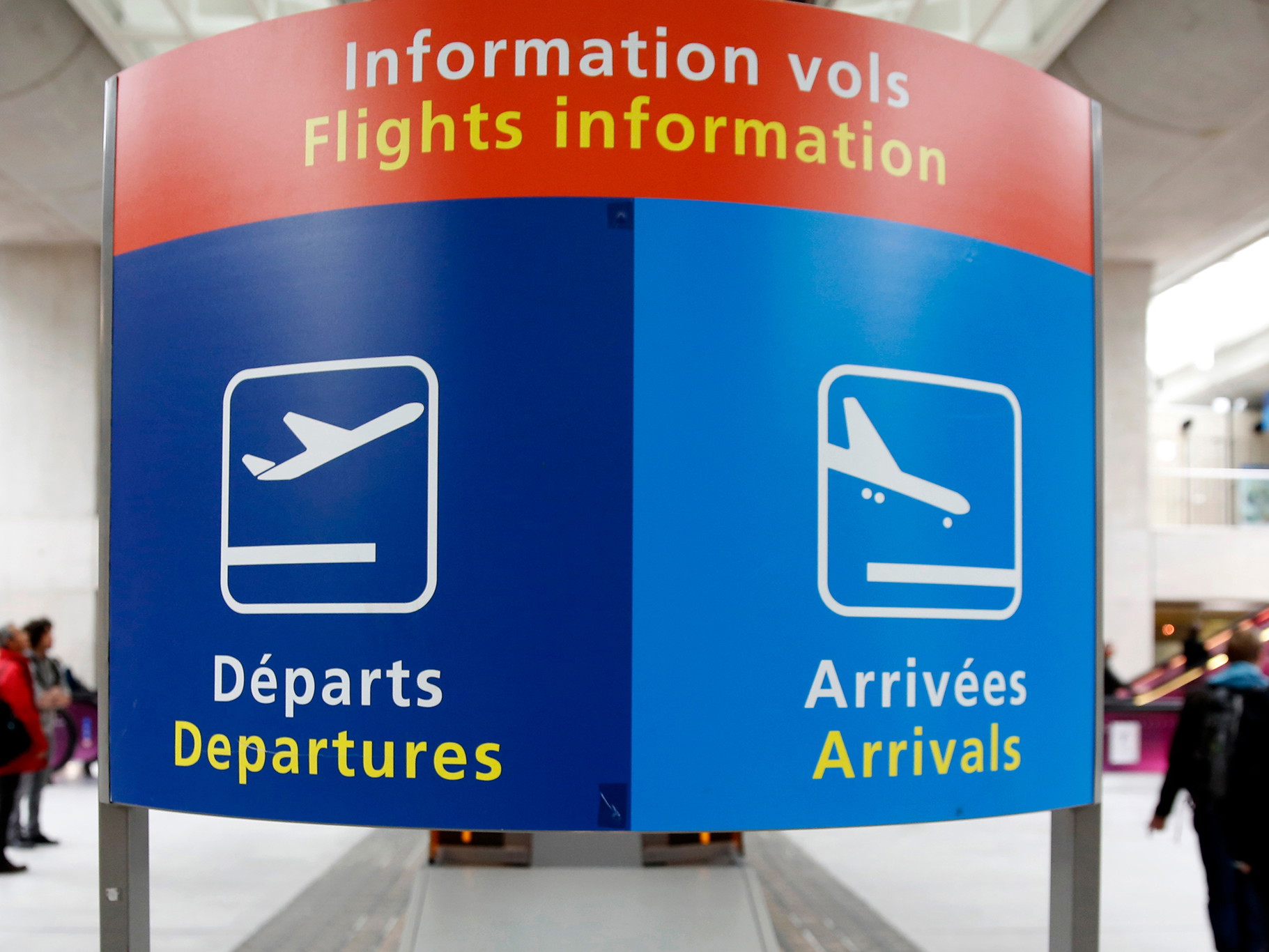 Charles de Gaulle airport, Pairs.