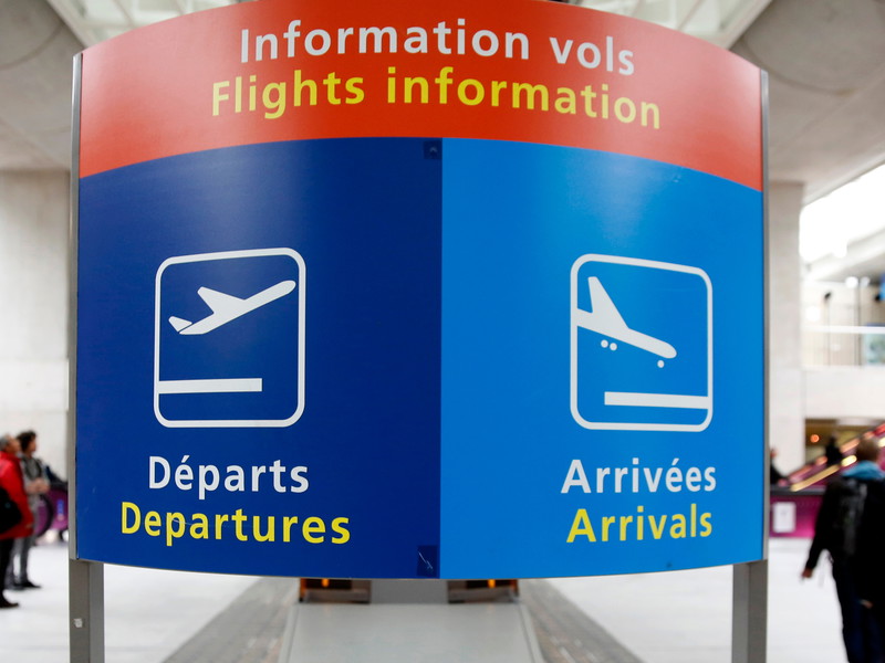 Charles de Gaulle airport, Pairs.