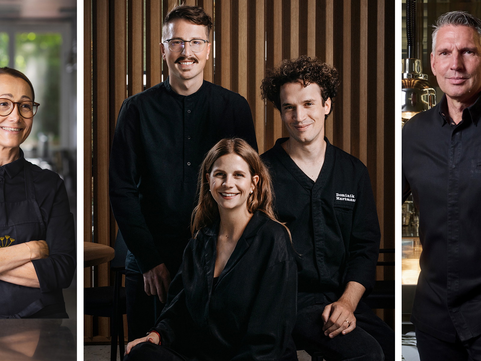 Spitzenköchen Tanja Grandits, das «Magdalena»-Team mit Marco Appert und Adriana und Dominik Hartmann sowie Heiko Nieder.