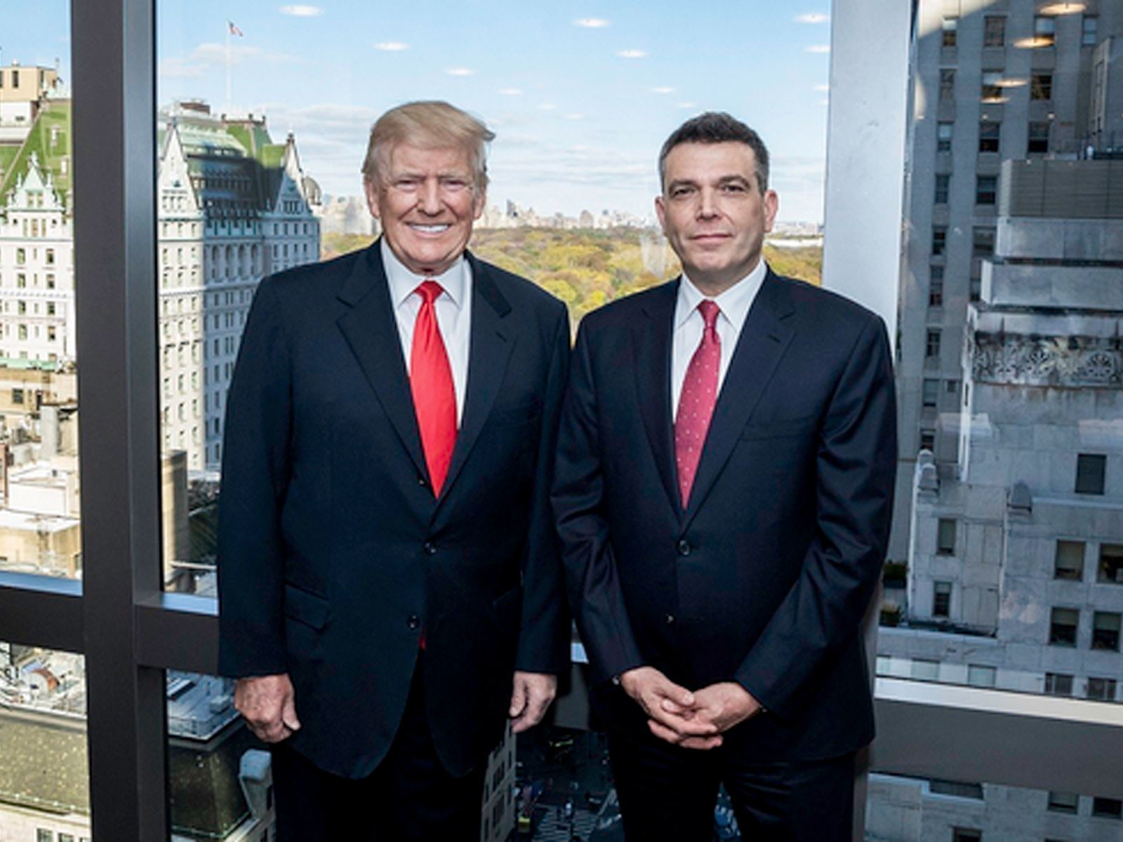 Ex-Präsident Donald Trump beim Startschuss für sein neues Immobilienprojekt.