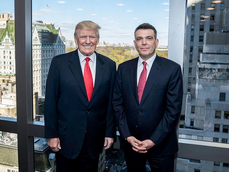 Ex-Präsident Donald Trump beim Startschuss für sein neues Immobilienprojekt.
