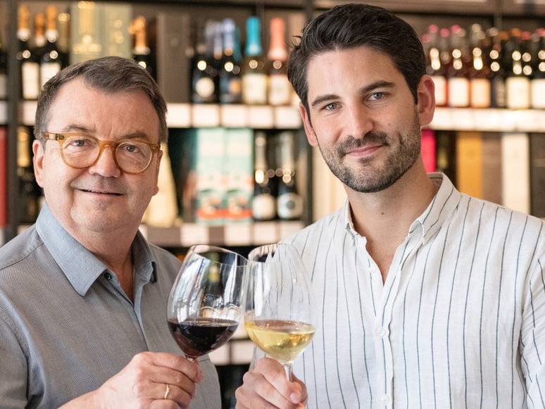 WEIN &amp; CO Geschäftsführer Willi Klinger und Hannes Scheufele.