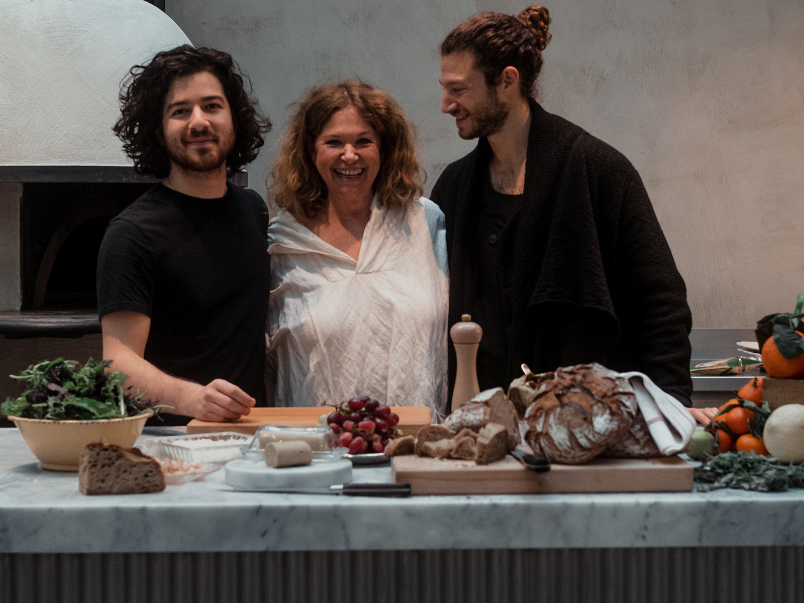 Elihay Biran Berliner mit Haya und Nuriel Molcho (v.l.).