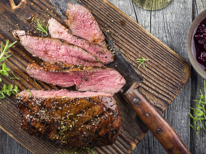 Venison steak