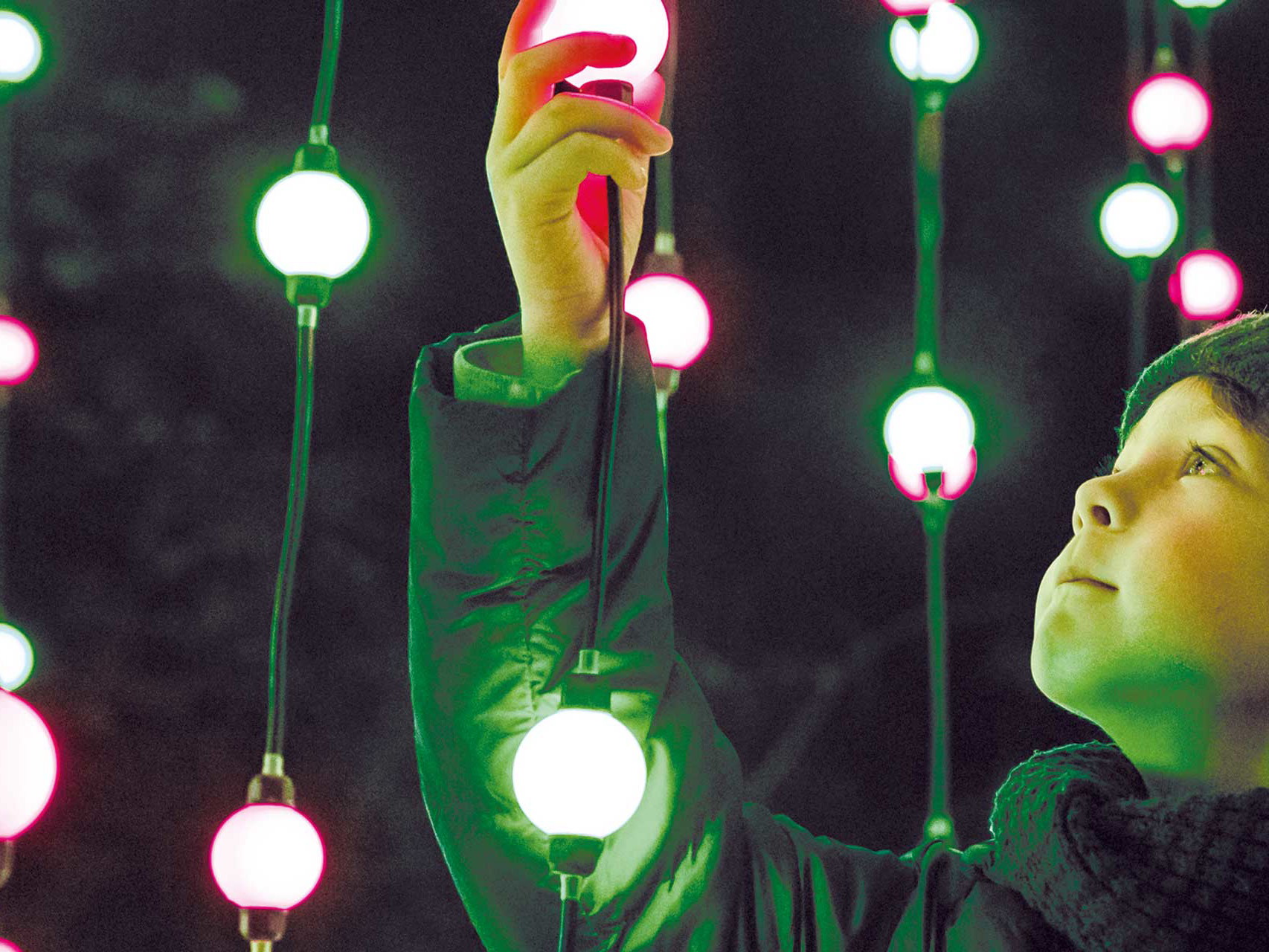 The Illumnia Garden of Lights at Grafenegg Castle enchants young and old.

