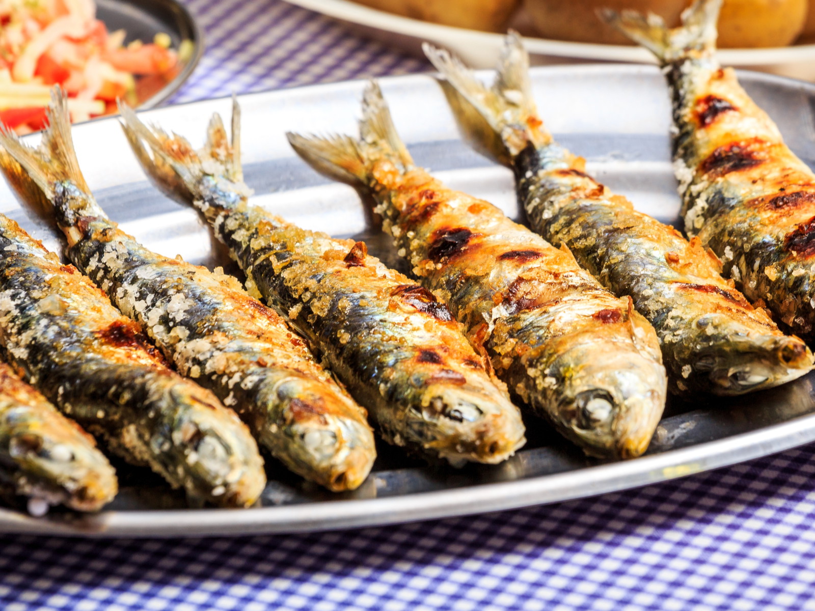 Channel that holiday vibe with a plate of sardines.