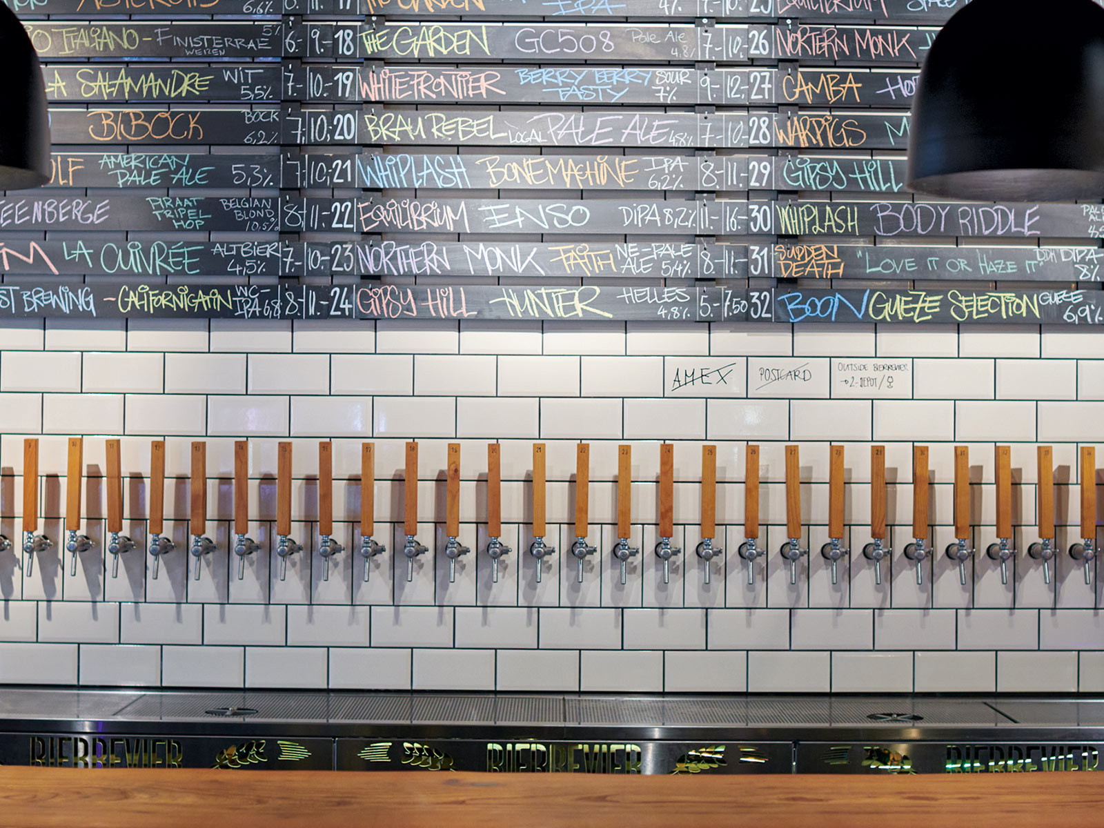 Das «Bierrevier» in der Basler Markthalle.