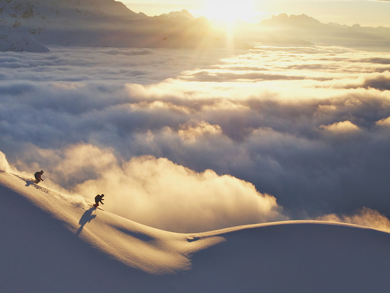 Der Arlberg, unendliche Weiten: Skifahrer erwartet im westlichsten Bundesland ein wahres Paradies – Feinschmecker natürlich ebenso.