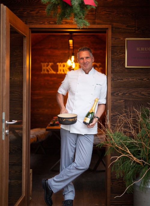 Starchef Heiko Nieder im Krug Chalet am Zürichberg.