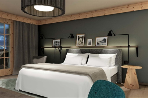 «Hotel Fiescherblick», Grindelwald 
Die Brüder Matthias und Lars Michel eröffneten im Dezember 2022 das lange leer gestandene «Hotel Fiescherblick». In der Küche übernimmt der junge Spitzenkoch Aurélien Mettler die Leitung.
hotel-fiescherblick.ch