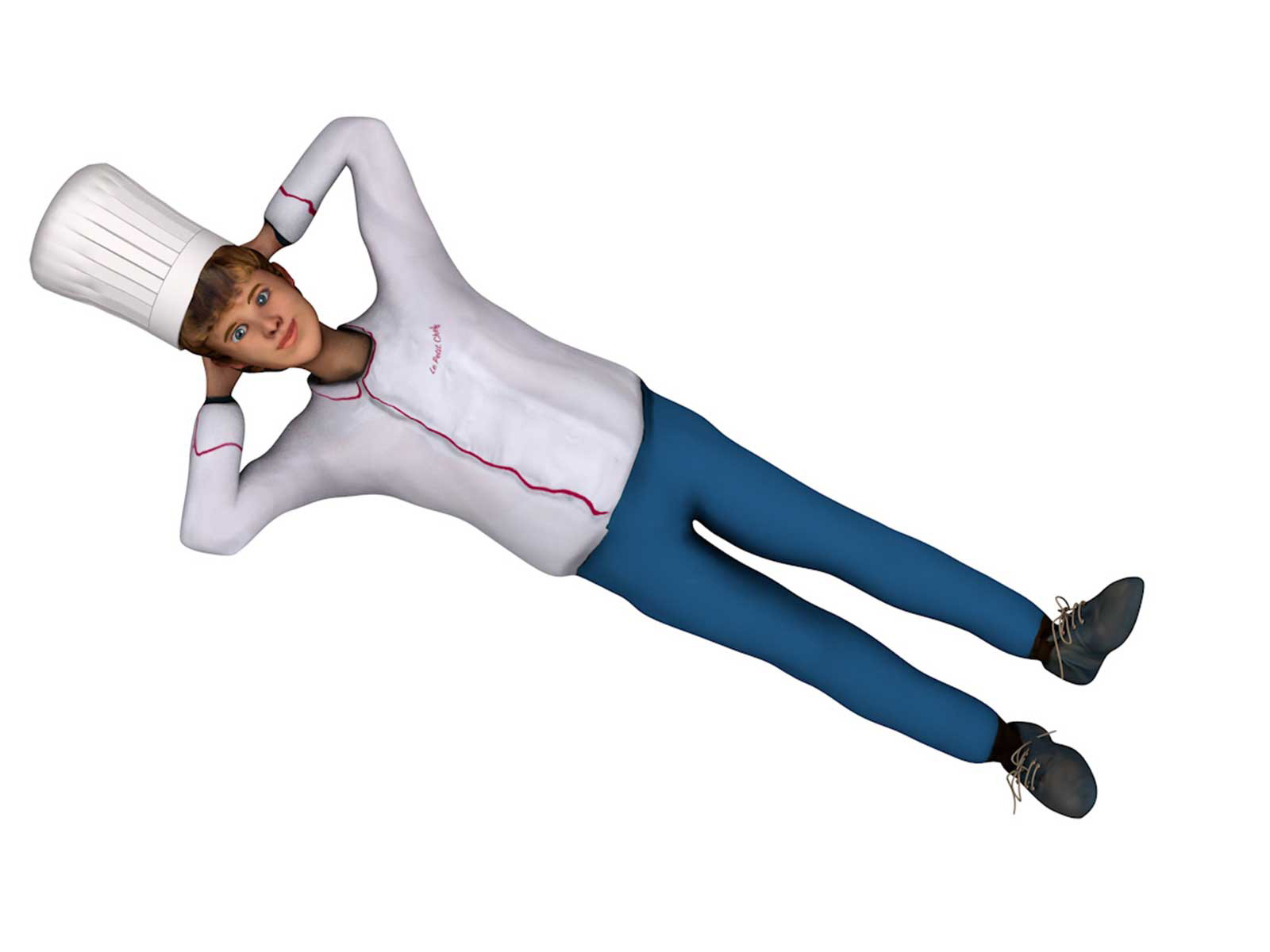 Der kleine Chefkoch persönlich.
