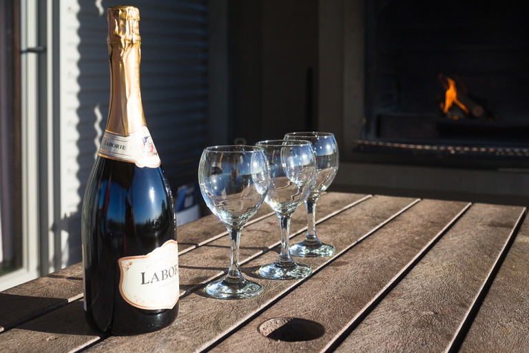A bottle of “Méthode Cap Classique” from South Africa.