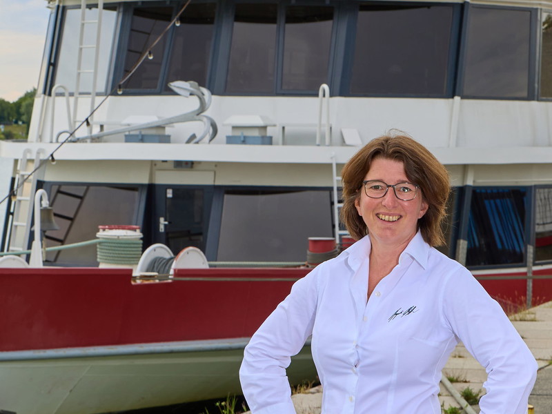 Jacqueline Pfeiffer macht aus der MS Admiral Tegetthoff einen schwimmenden Gourmet-Tempel.