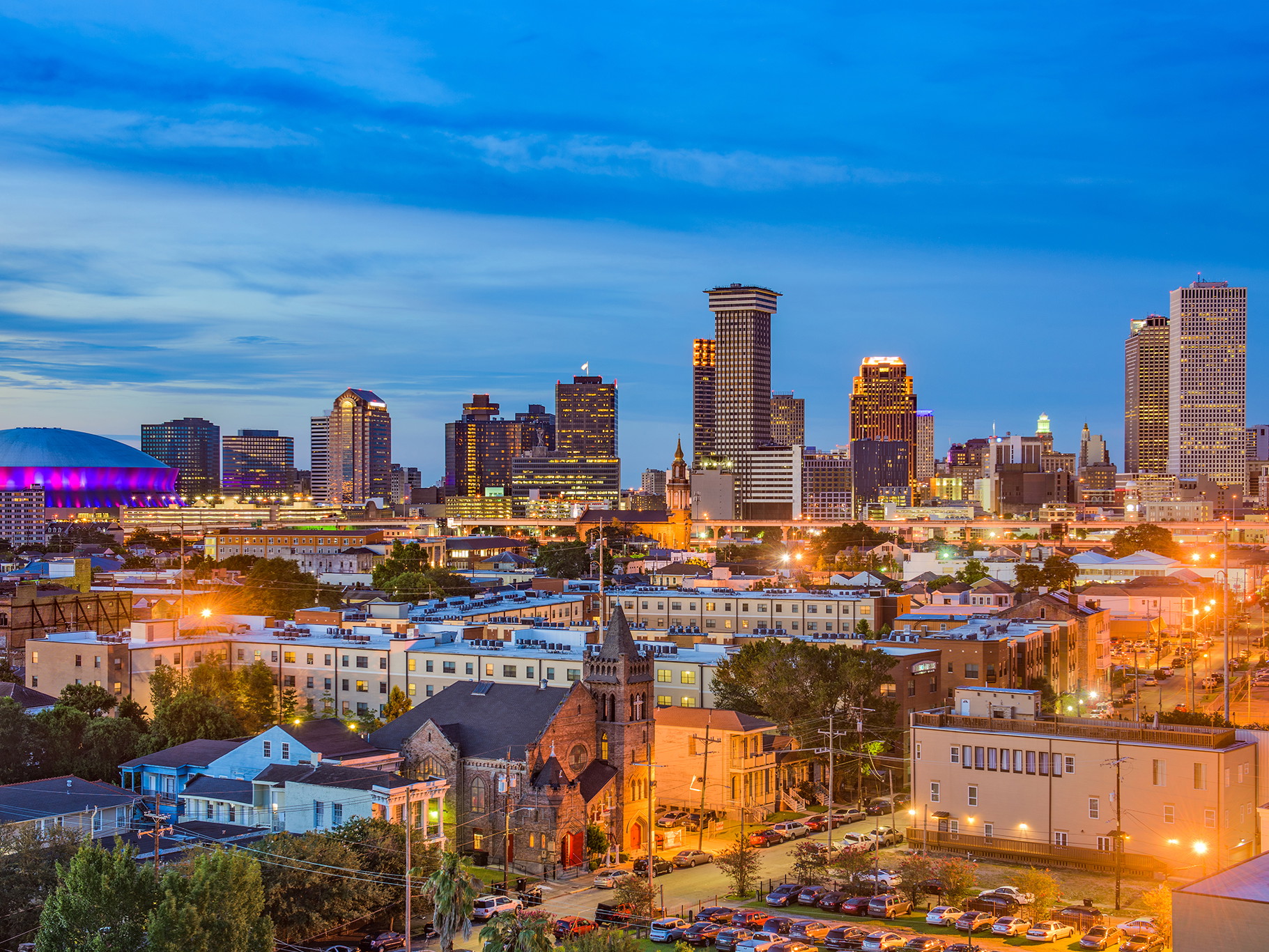 New Orleans hosts Mardi Gras, one of the biggest carnivals outside Rio in Brazil.
