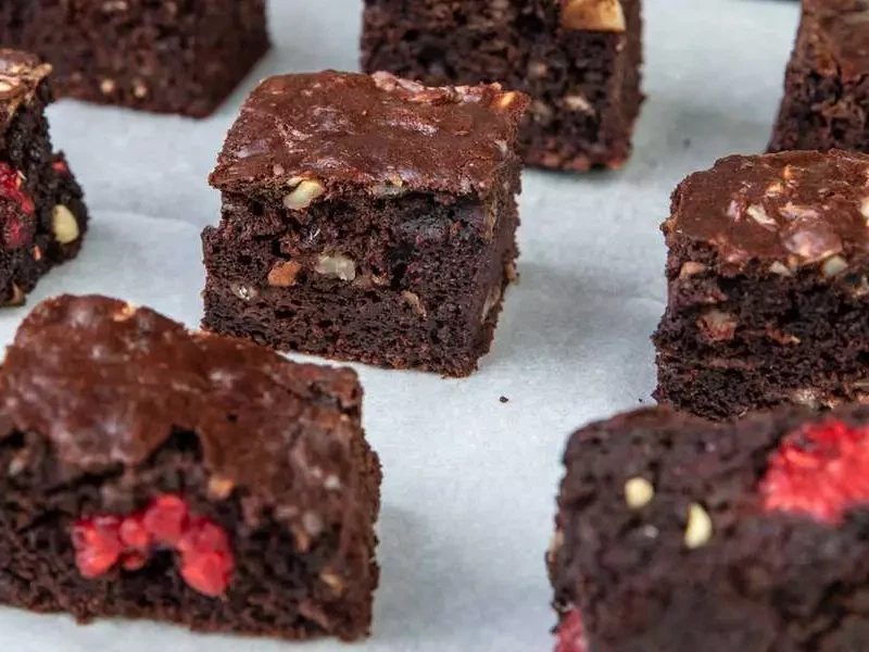 Warum nicht mal Zitronen-Minz-Kraut-Brownies ausprobieren?&nbsp;