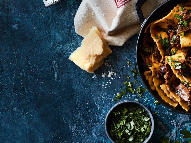Ideales Pasta Gericht für die Ganslzeit.