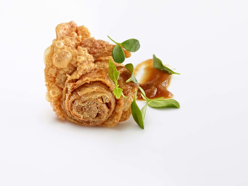 Hühnchencroissant, Knoblauch &amp; Sauerampfer