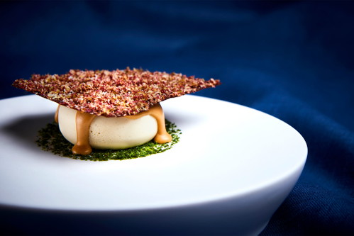 Kreationen von «7132 Silver»-Chef Mitja Birlo: «Heu | Molke | Zirbe»