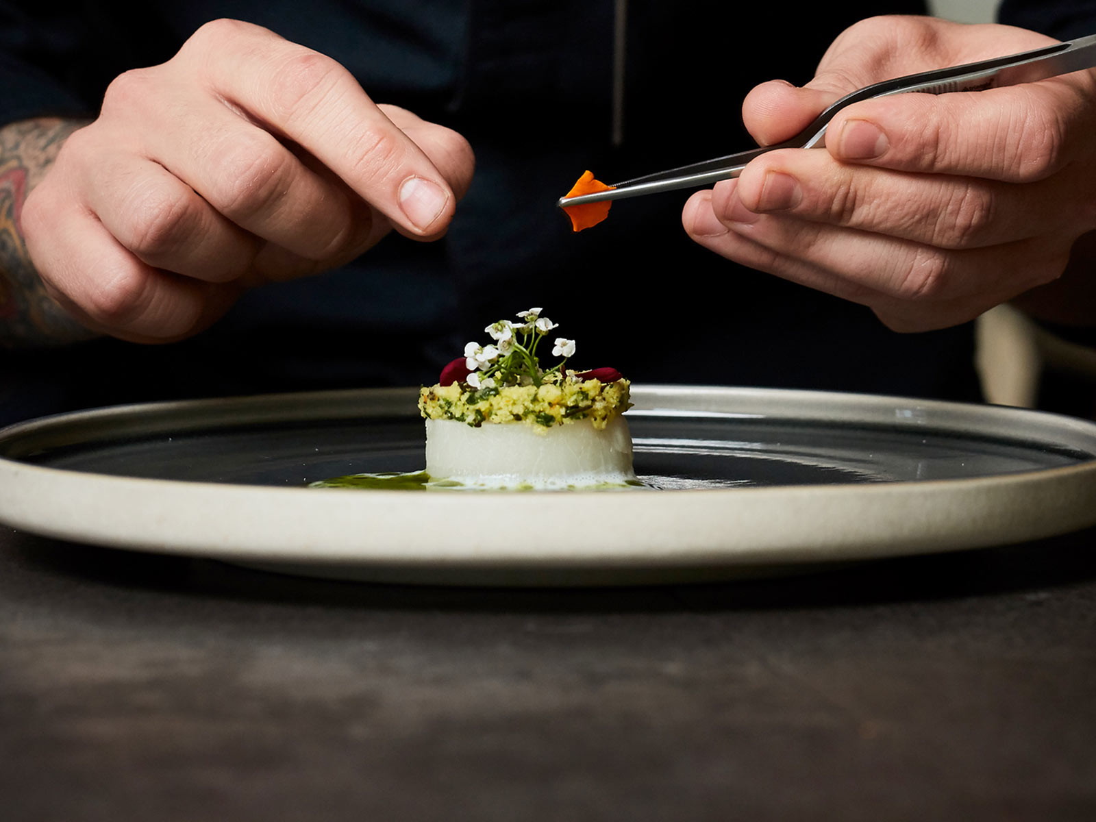 In seinem Restaurant «Marktküche» in Zürich hebt Tobias Hoesli die vegetarische Küche auf Gourmetniveau.