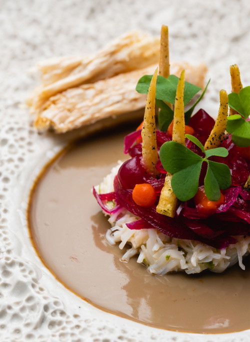 Kreation von Starchef Jeroen Achtien.