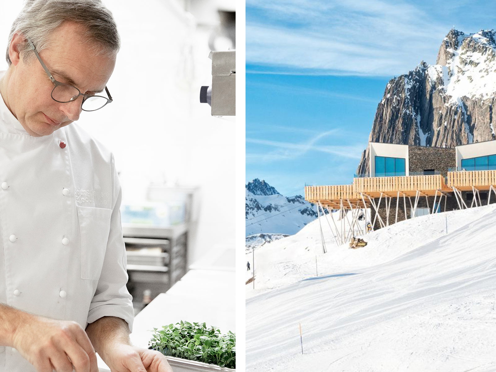 Chefkoch Dietmar Sawyere verlässt die beiden Restaurants «The Japanese» und «The Japanese by The Chedi Andermatt» auf 2‘300 Meter über Meer. (r.)