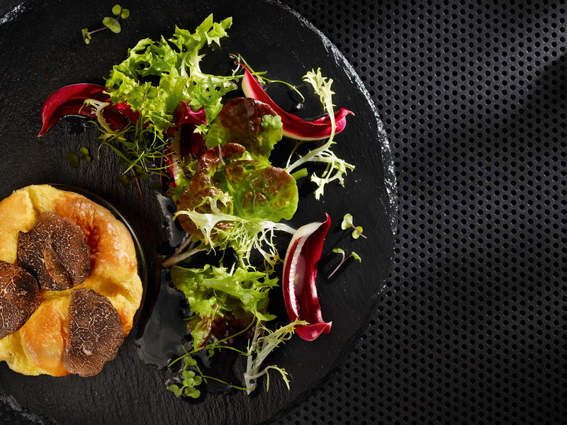 Trüffel-Käse-Soufflé