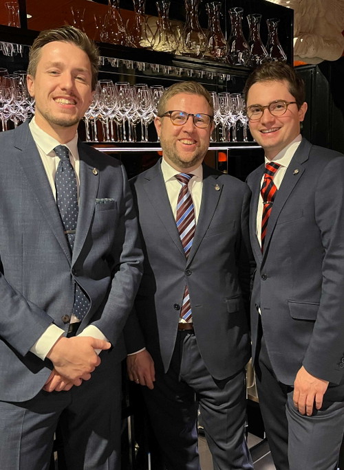 (V.l.): Johann Artner, Julian Grunwald und Pit Spanke.
