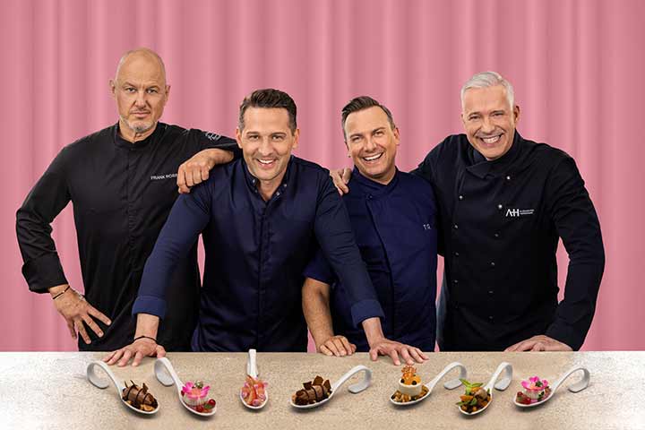 (V.l.n.r.) Frank Rosin, Alexander Kumptner, Tim Raue und Alexander Herrmann.&nbsp;