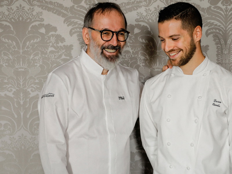 Starchef Norbert Niederkofler mit Dario Ossola, Executive Chef des «Aman Venice».