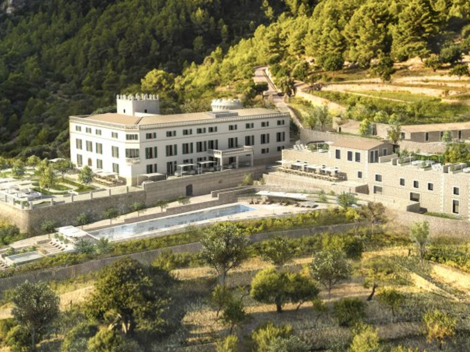 Im August 2023 ist die Eröffnung von&nbsp;Richard Bransons Hotel nahe&nbsp;Banyalbufar, einem der&nbsp;schönsten Dörfer an der Westküste Mallorcas geplant.