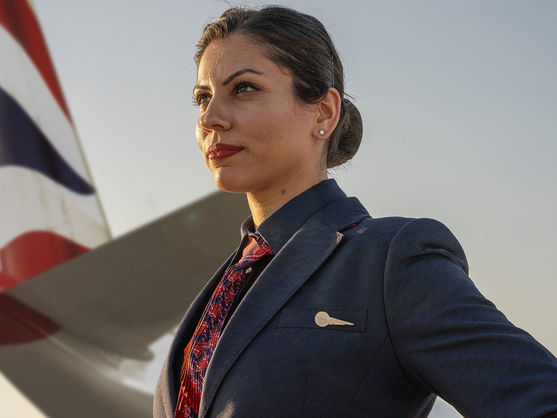 New BA uniforms.
