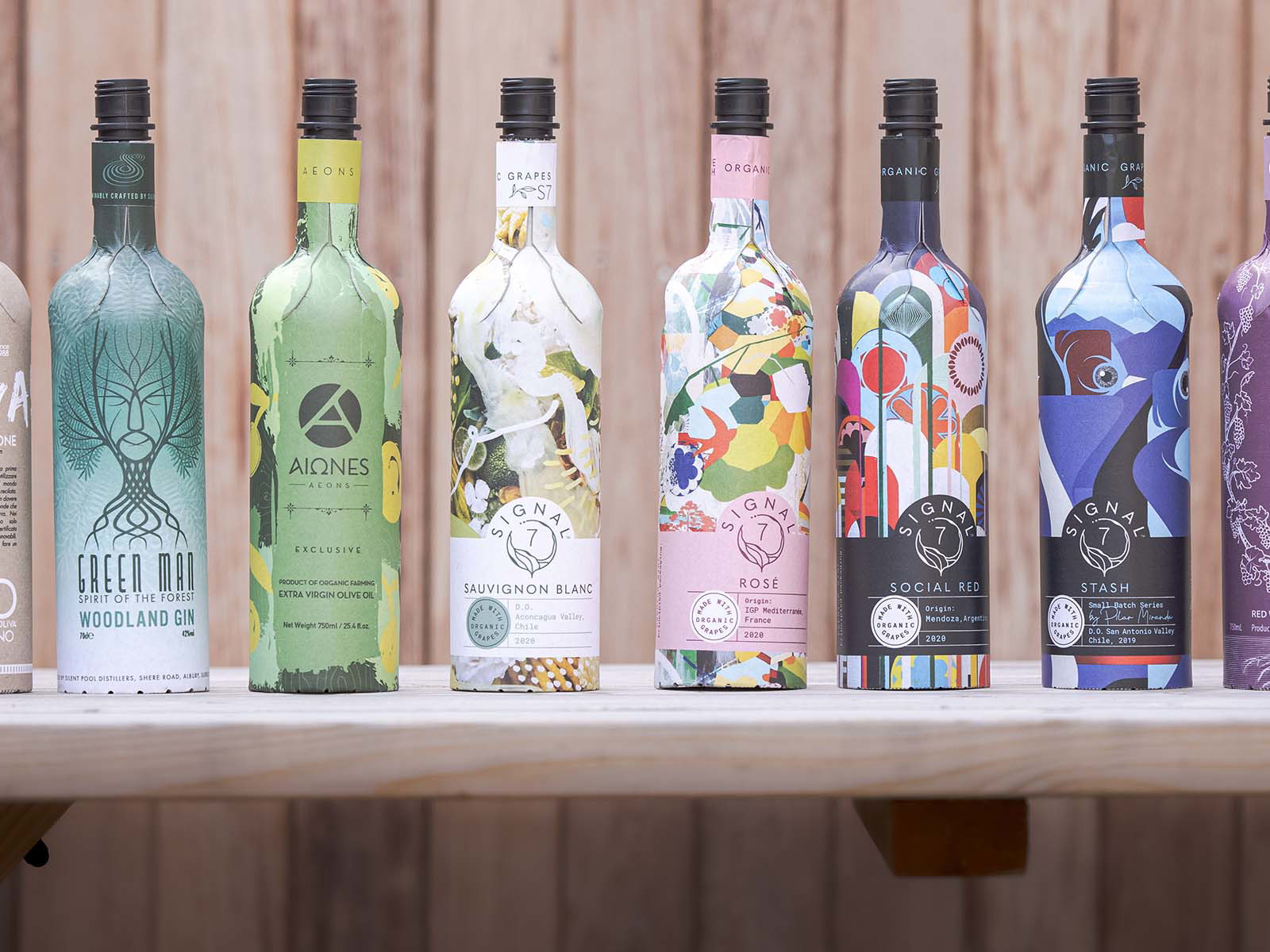 Die »Frugal Bottle« ist rund fünf Mal leichter als eine Weinflasche aus Glas.