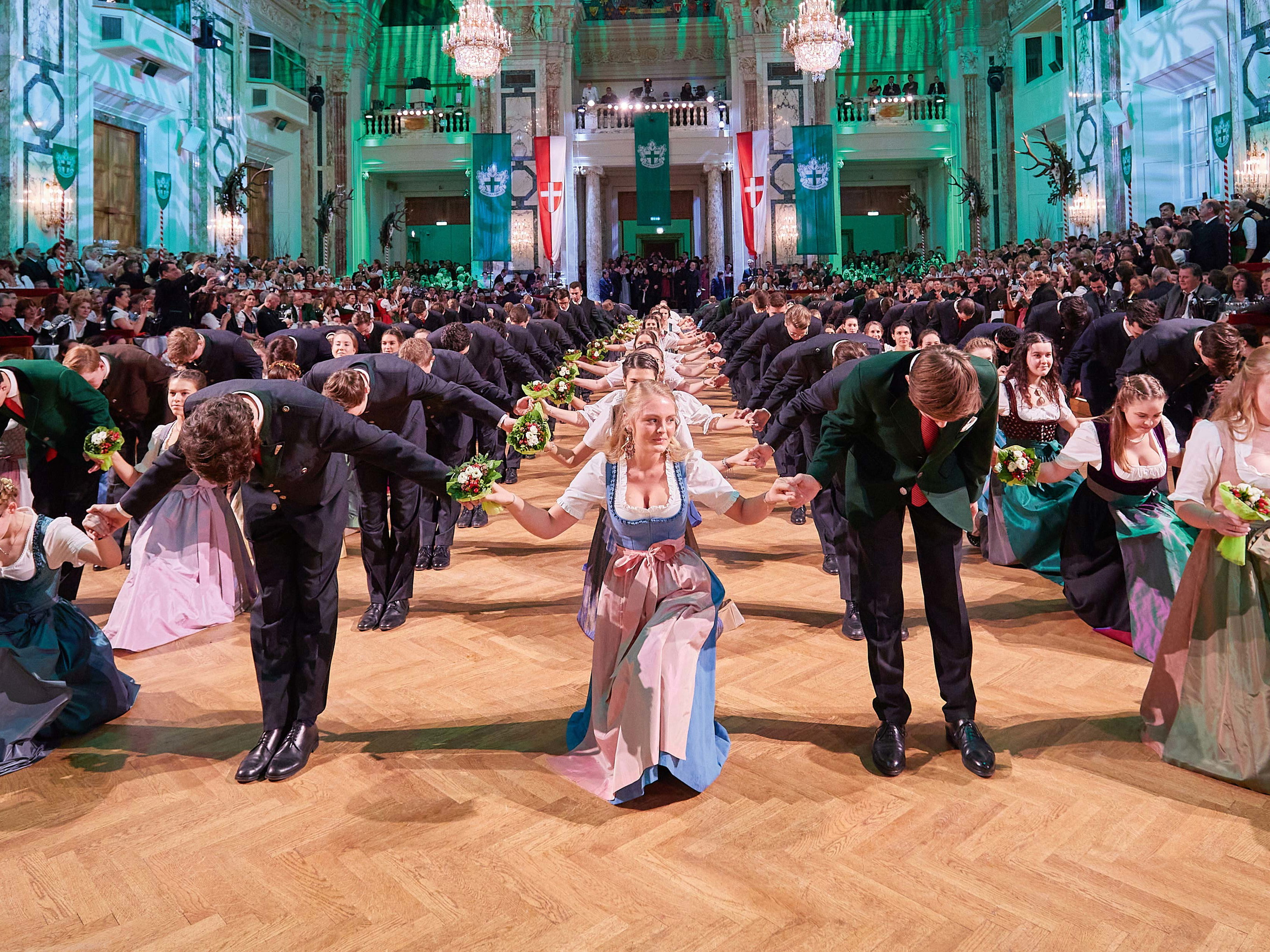 Der Jägerball in Wien.