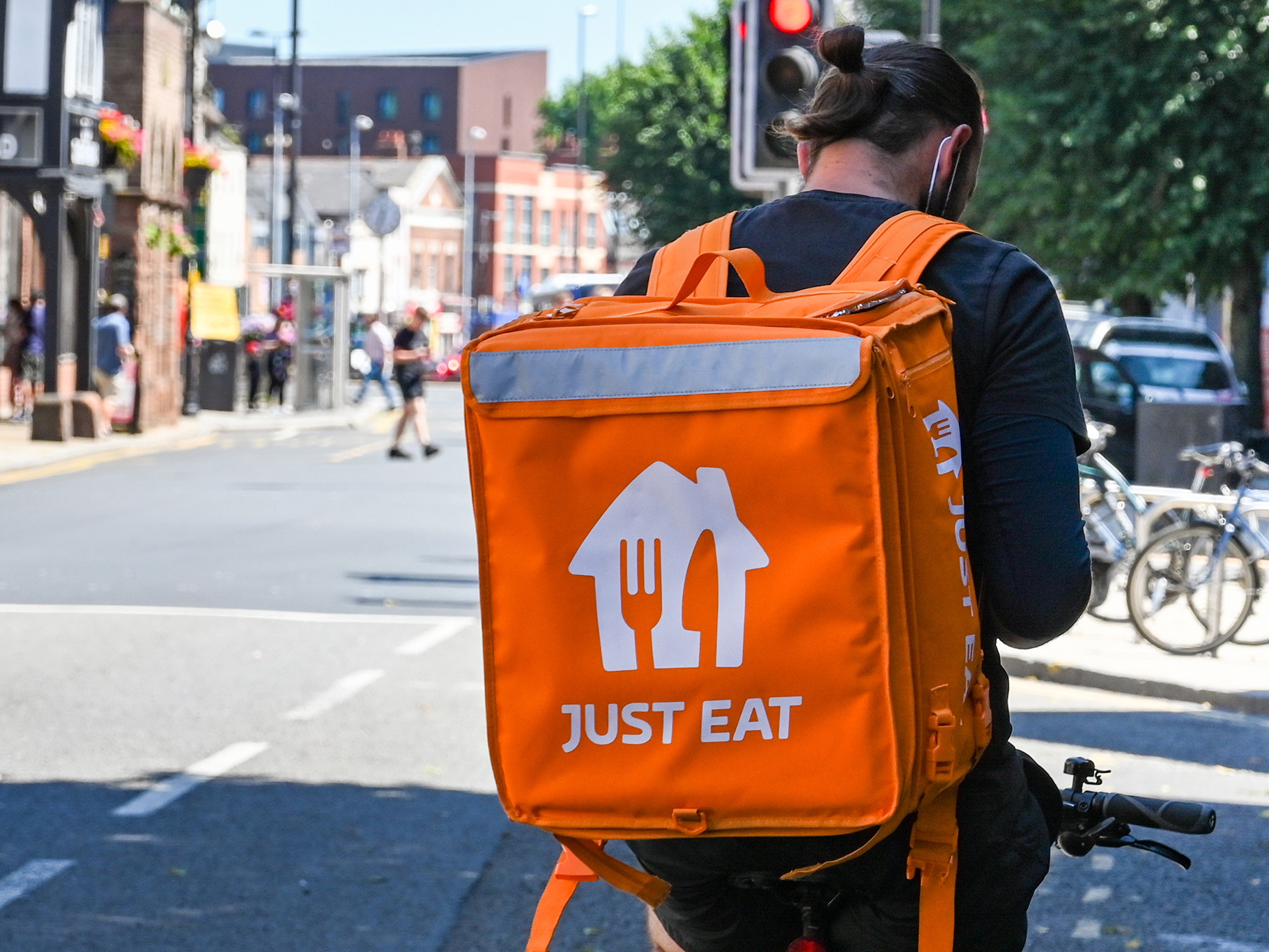 Just Eat will deliver Sainsbury’s groceries.