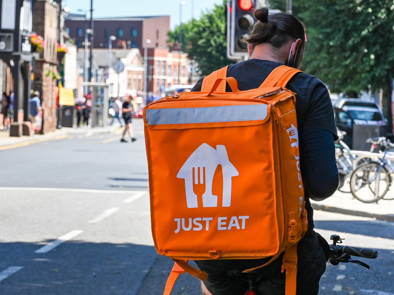 Just Eat will deliver Sainsbury’s groceries.
