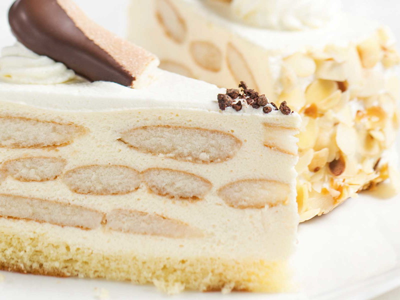 Süß und alkoholisch: Die Malakofftorte.