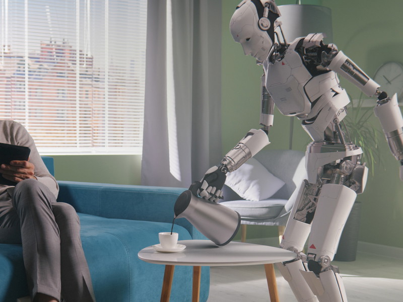 In Linz kann man sich von Robotern bedienen lassen.