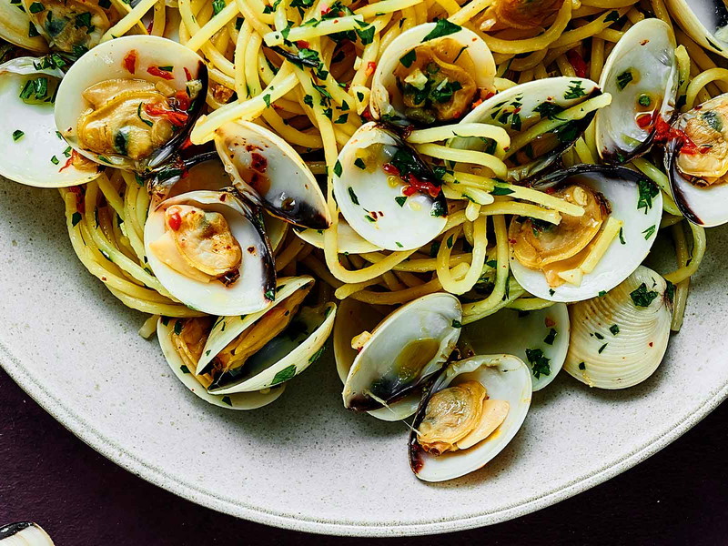 »Spaghetti mit Venusmuscheln« aus Rom/Latium
