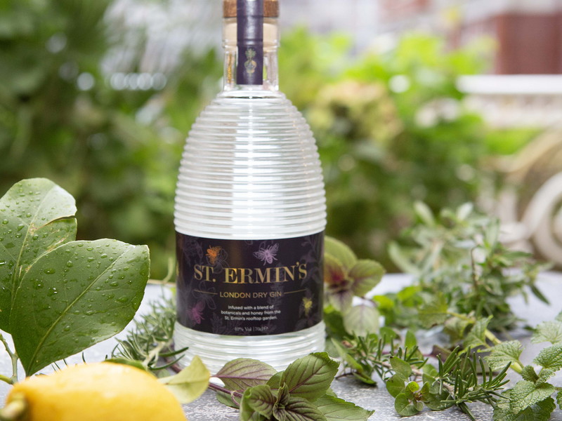 The London Dry infused gin is made by the Hawkridge Distillers.
