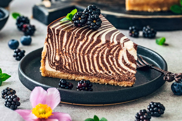 Rezept aus dem Buch: Zebra Cheesecake.