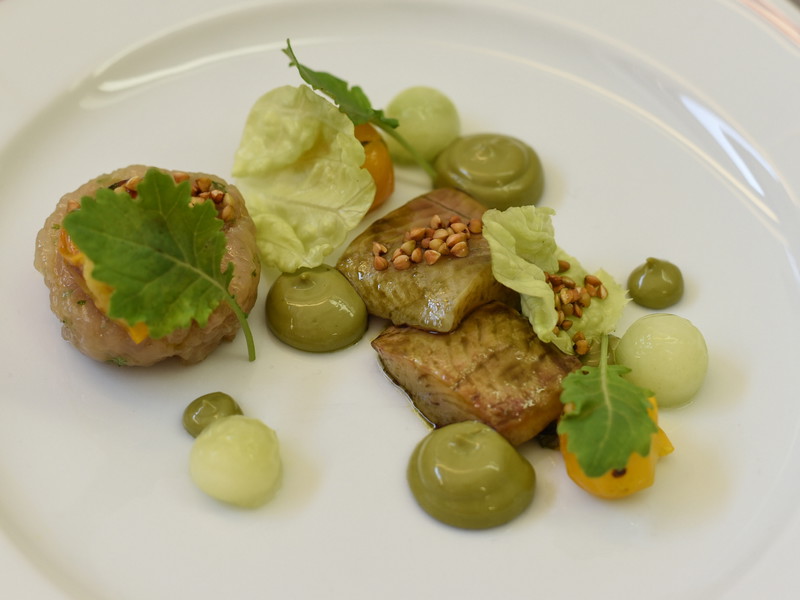 Michael Hebenstreit, Küchenchef des Restaurants »Eckstein«, verrät das Rezept für seine Vorspeise.