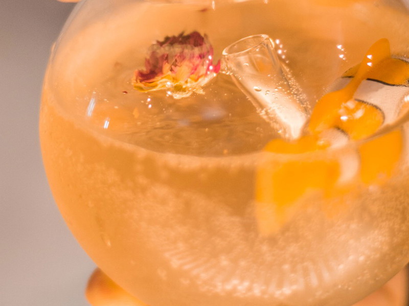 Der kreative Gin-Cocktail ist nur in der Wiener »The Sign Lounge« erhältlich.