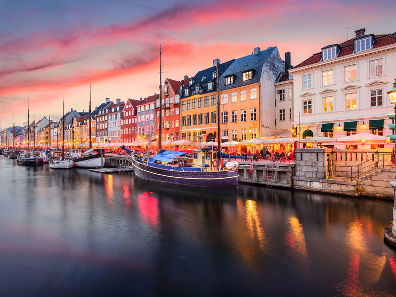 Nyhavn-Kanal, Kopenhagen.