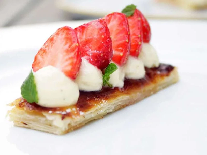 Strawberry and Mascarpone Feuilleté