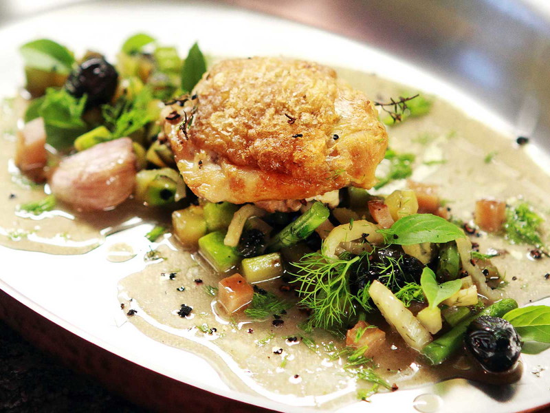Chicken Thighs with Preserved Lemon